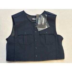 Blauer Dark Navy Armor Skin Vest sz.L R Wool Blend Outer Armor Carrier 8470 NWT